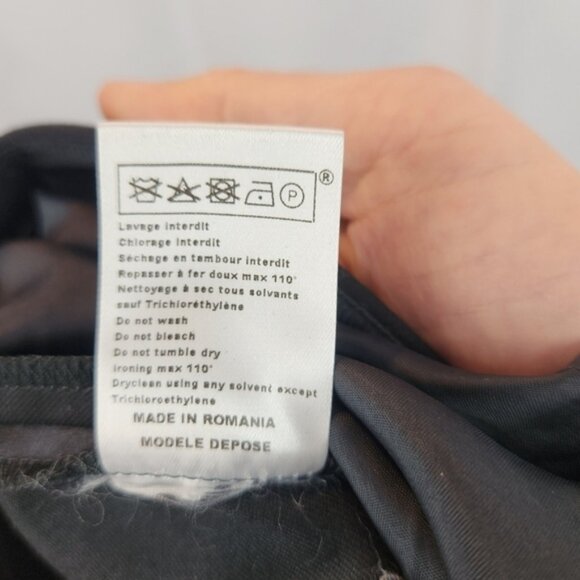 Maje wool blend pants with side satin side M(38) in EUC - Picture 9 of 9